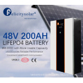 10 kW Power Wall Installation 48 V 200AH Solar LifePO4 Lithium -Ionen -Phosphat -Akku mit BMS 24 V 48 V 200AH